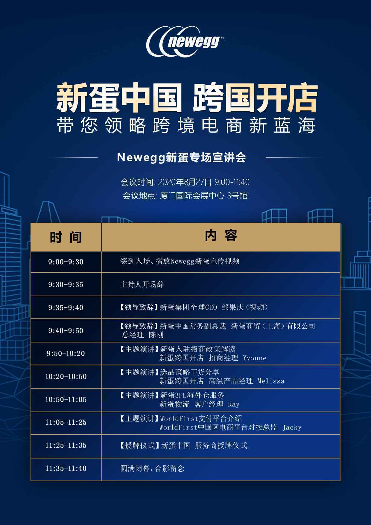 巨头亚马逊、新蛋、虾皮、敦煌2020全球跨境电商博览会上掀起橘色劲浪