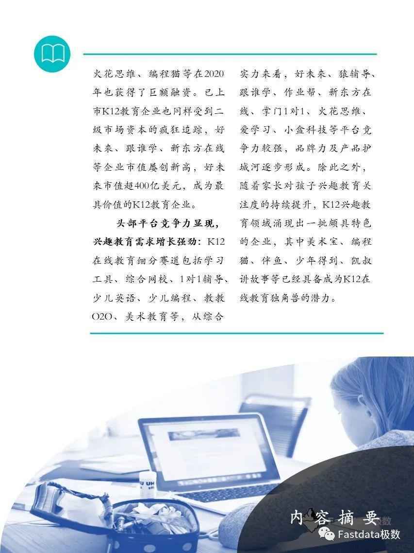  Fastdata极数：2020年中国K12在线教育行业报告