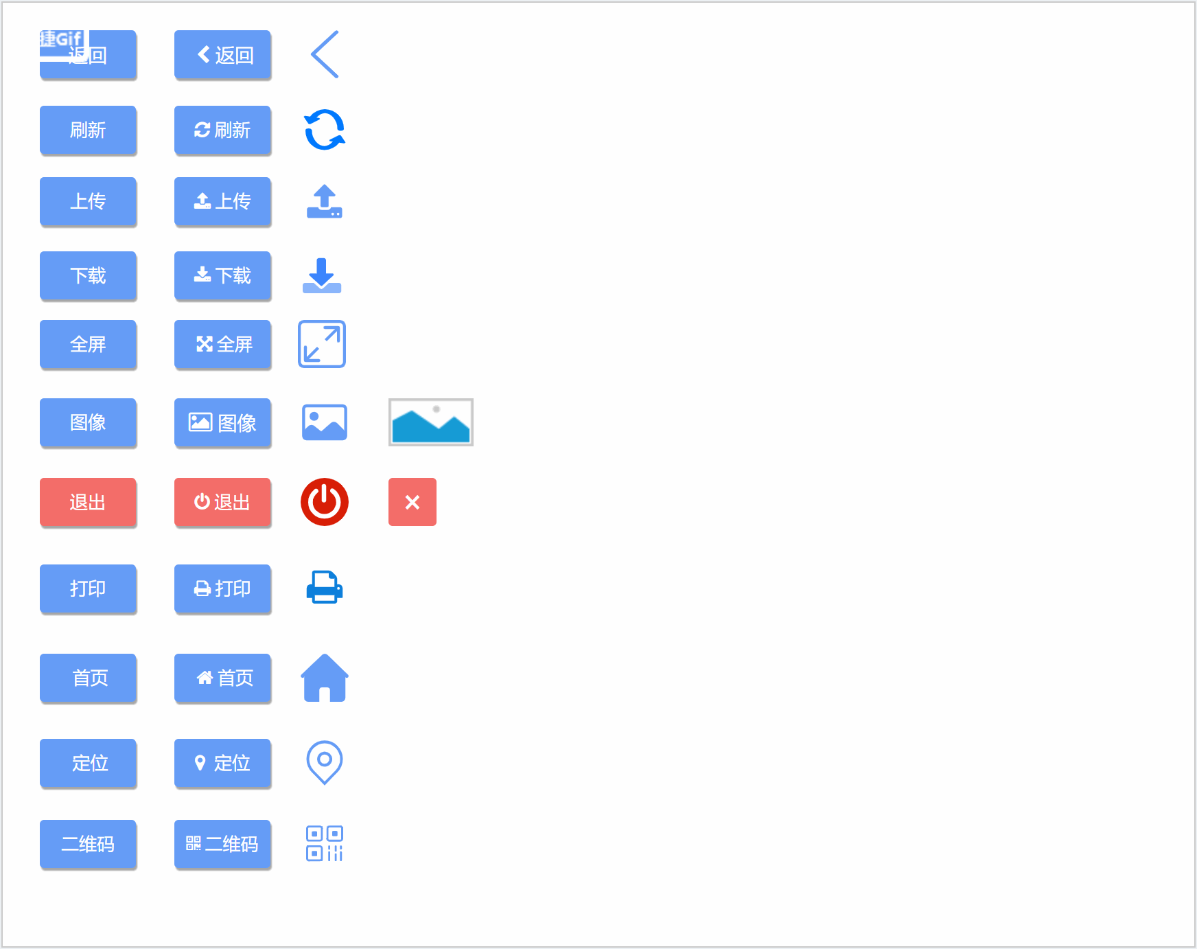  建议收藏：Axure交互常用按钮组