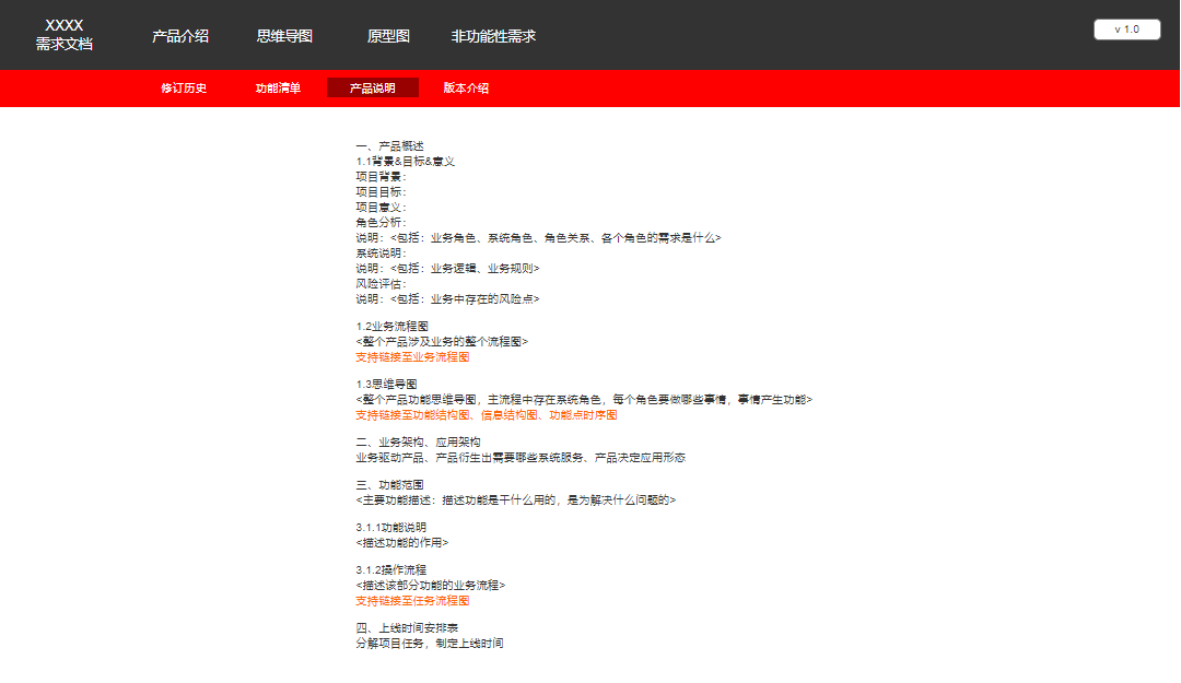  利用原型式产品需求文档，提高团队工作效率