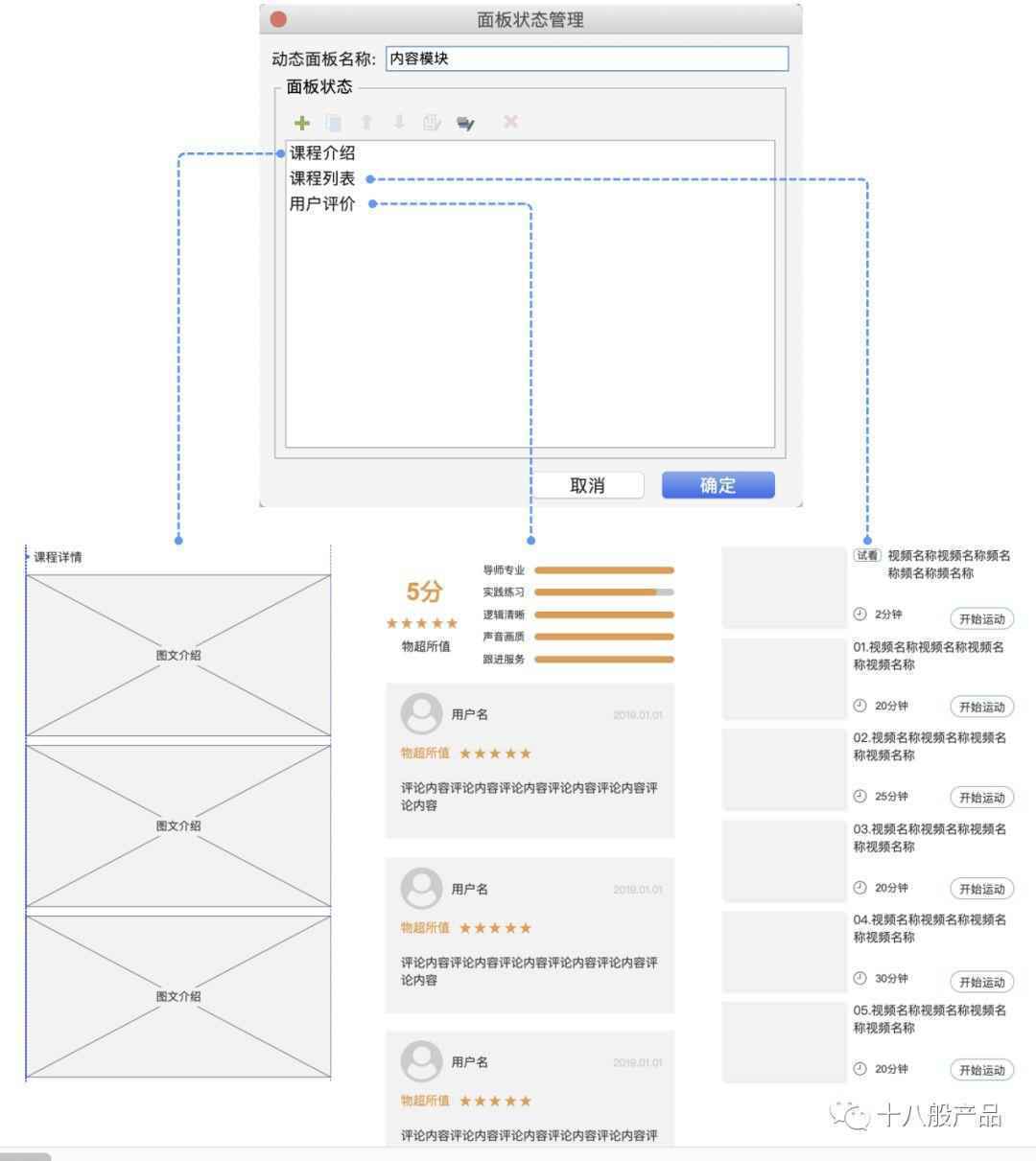 玩转Axure：导航栏吸附进阶之模块切换