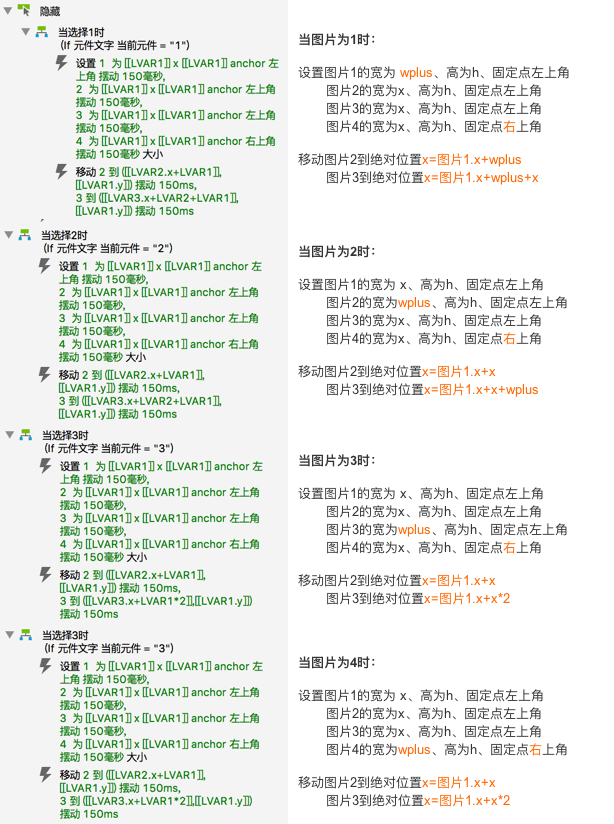  Axure教程：Banner图片联动伸缩效果