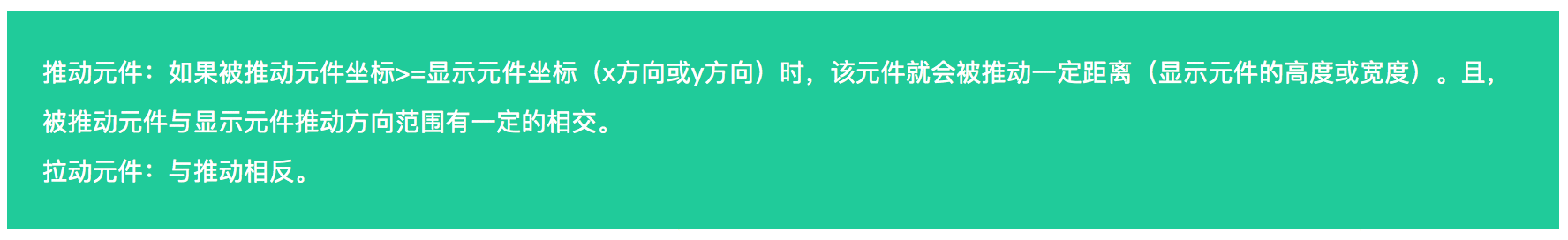  Axure：显示/隐藏中的推动和拉动原理分享