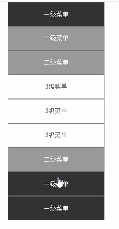  Axure：2分钟制作三级折叠菜单