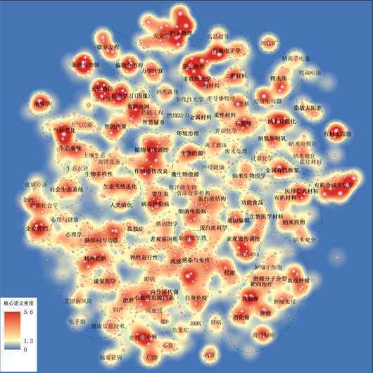 科研地图来了，看看你的研究领域在哪里