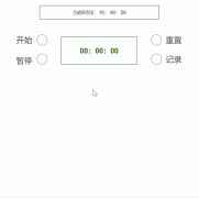  Axure教程｜使用中继器制作可以保存记录的秒表