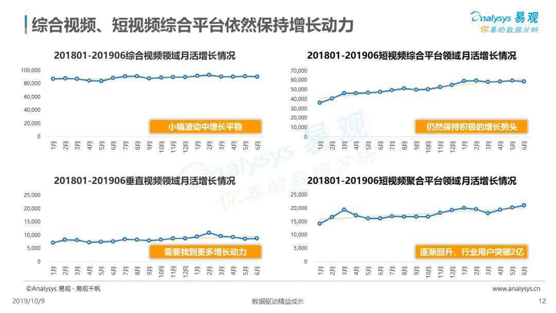 2019中国网络视频市场年度分析