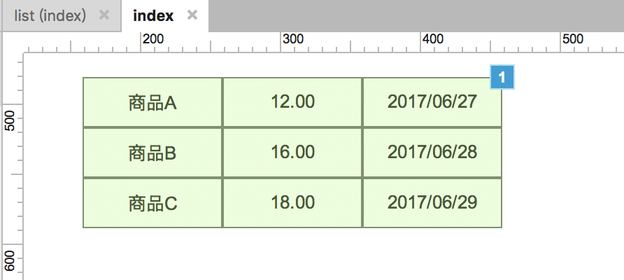  Axure中继器应用实例：如何设计商品信息列表？