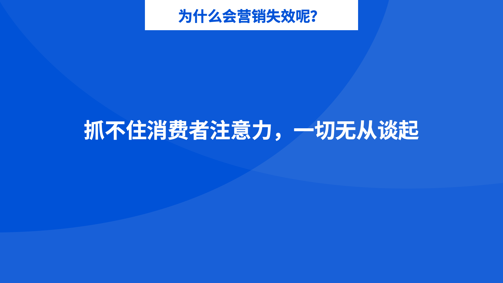  营销命门：消费者注意力